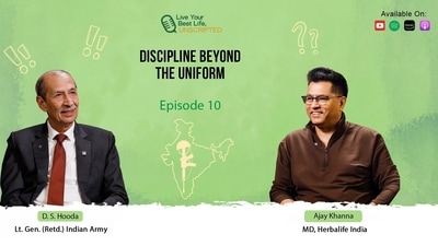 Herbalife India's Live Your Best Life, Unscripted Features Lt. Gen. D. S. Hooda on Leadership