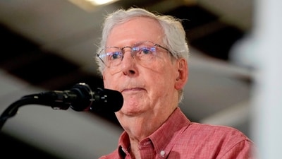 Kentucky Governor Andy Beshear shared a 'concerning' update about Senator Mitch McConnell amid speculations about his health. (AP Photo) Kentucky Governor Andy Beshear shared a 'concerning' update about Senator Mitch McConnell amid speculations about his health. (AP Photo)