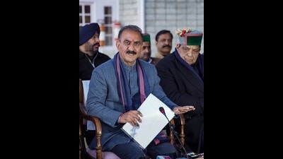Himachal Pradesh chief minister Sukhvinder Singh Sukhu. (File)