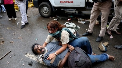 జంతర్ మంతర్ వద్ద పరిస్థితి.. (REUTERS)
