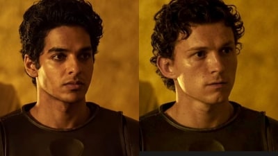 AI imagined Ishaan Khatter in Tom Holland's role as Telemachus, who is Odysseus and Penelope's son and prince of Ithaca. (Instagram/@mr.hellrender) AI imagined Ishaan Khatter in Tom Holland's role as Telemachus, who is Odysseus and Penelope's son and prince of Ithaca. (Instagram/@mr.hellrender)