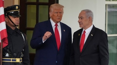Trump and Benjamin Netanyahu, the Prime Minister of Israel. Trump and Benjamin Netanyahu, the Prime Minister of Israel.