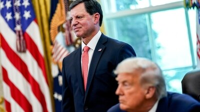 Frank Bisignano, the head of the IRS and the Social Security Administration, in the Oval Office last year. Frank Bisignano, the head of the IRS and the Social Security Administration, in the Oval Office last year.