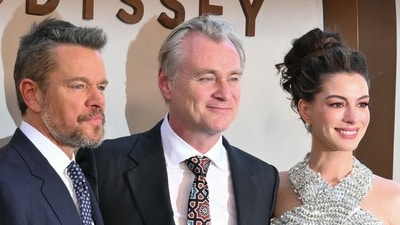 Christopher Nolan discusses The Odyssey's success. (AFP) Christopher Nolan discusses The Odyssey's success. (AFP)
