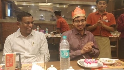Chandana described the emotional phone call he made to his father moments after the mission’s success. (X/@PawanKChandana) Chandana described the emotional phone call he made to his father moments after the mission’s success. (X/@PawanKChandana)