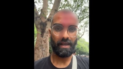 The CJP had called for the “Chalo Sansad” march on Monday. (X/@thepeeinghuman) The CJP had called for the “Chalo Sansad” march on Monday. (X/@thepeeinghuman)