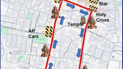 హైదరాబాద్లో 2 రోజుల పాటు ట్రాఫిక్ ఆంక్షలు హైదరాబాద్లో 2 రోజుల పాటు ట్రాఫిక్ ఆంక్షలు