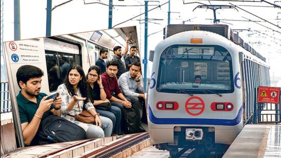 As per Delhi Metro, passengers can be penalised under Section 59 of the Operations & Maintenance Act’ 2002, if found playing loud music and videos inside the train.