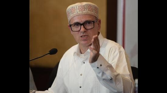 Jammu and Kashmir chief minister Omar Abdullah. (Waseem Andrabi/HT)