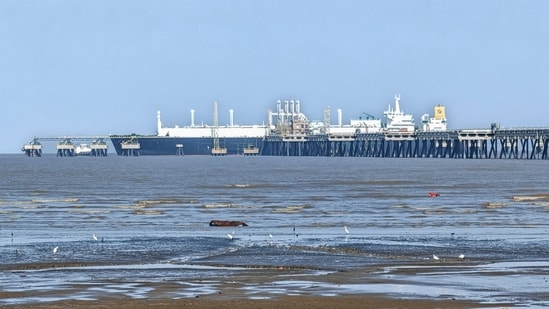 Ahmedabad: A Liquefied Natural Gas (LNG) carrier reaches Dahej Port carrying over 62,000 metric tonnes of LNG, in Ahmedabad, Gujarat, Friday, June 19, 2026.