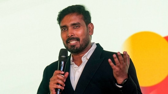 Former table tennis player Sharath Kamal addresses the kit unveiling and send-off ceremony for Team India hosted by the Indian Olympic Association (IOA) ahead of the Commonwealth Games 2026