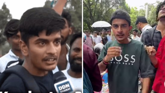The face behind ‘America kya kehta tha?’ meme seen at CJP’s Delhi protest