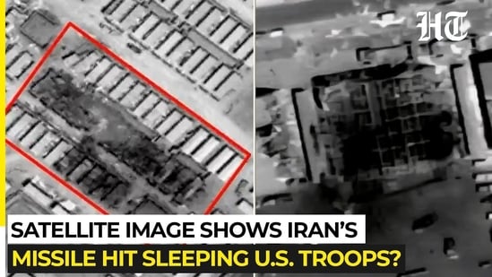 Satellite image shows Iran strike shredded US troops' units at Jordan base