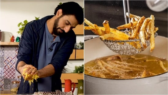 Chef Ranveer Brar shares one kitchen hack that makes frying potatoes safer