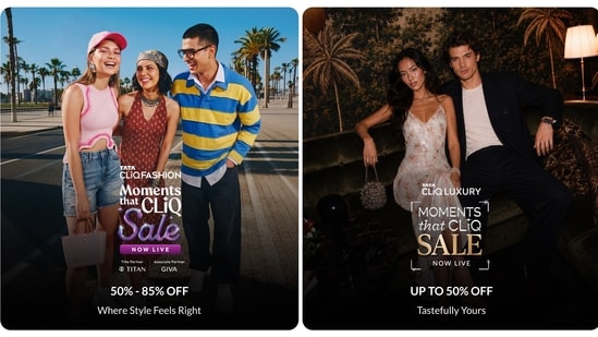 Tata CLiQ announces Moments that CLiQ Sale on Tata CLiQ Fashion and Tata CLiQ Luxury