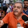 মঞ্চ ছেড়ে চলে যান কল্যাণ বন্দ্যোপাধ্যায়। ফাইল ছবি