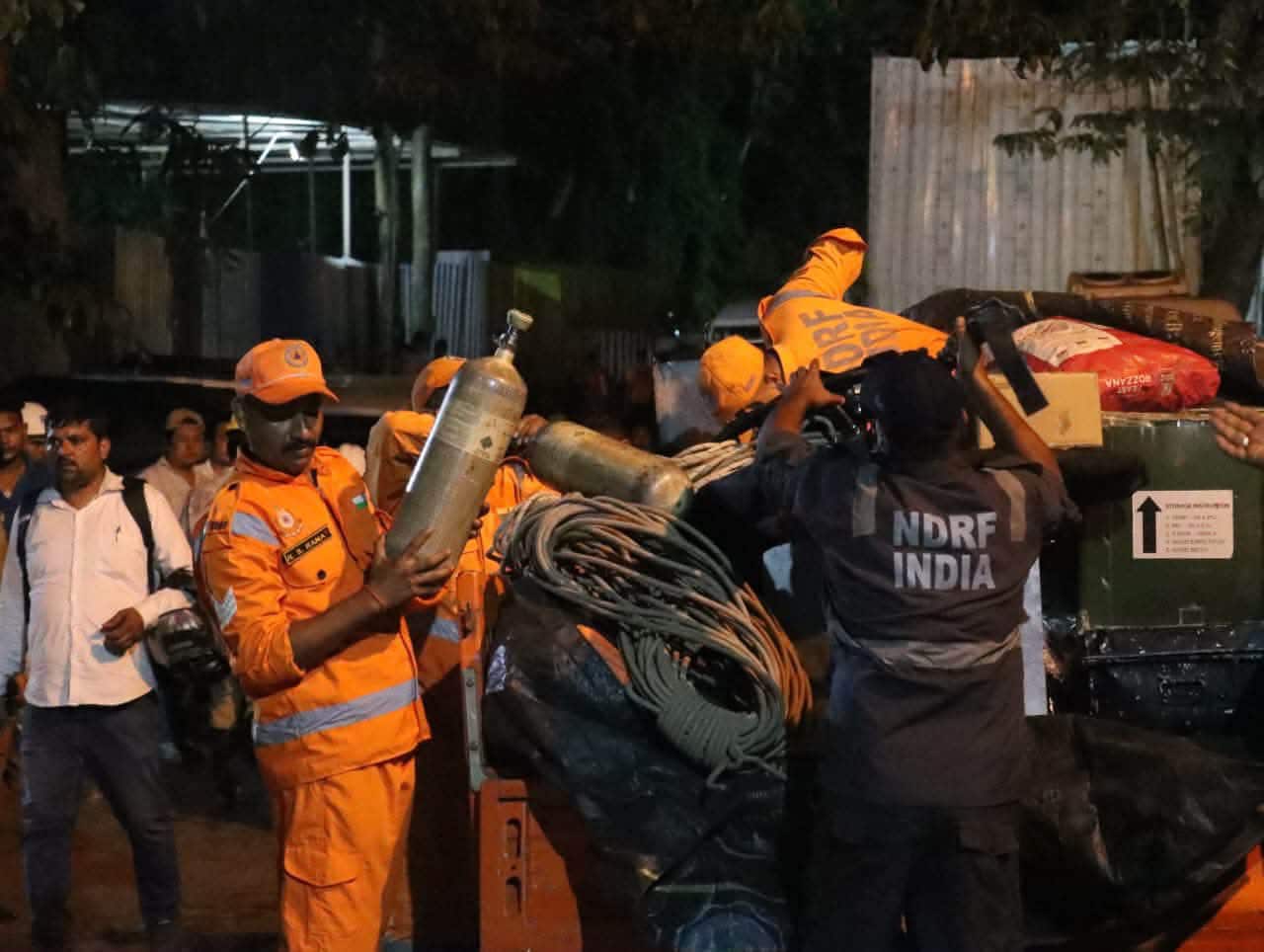 At least eight people were killed, and 19 are feared trapped after landslides hit an under-construction tunnel of the Teesta hydroelectric project amid heavy rain at Samardung in Sikkim's Namchi district. (PTI) At least eight people were killed, and 19 are feared trapped after landslides hit an under-construction tunnel of the Teesta hydroelectric project amid heavy rain at Samardung in Sikkim's Namchi district. (PTI)