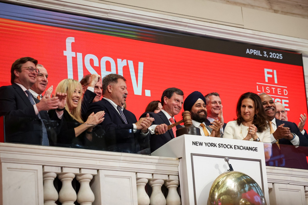 Bisignano at the close of an NYSE trading day last year. Bisignano at the close of an NYSE trading day last year.