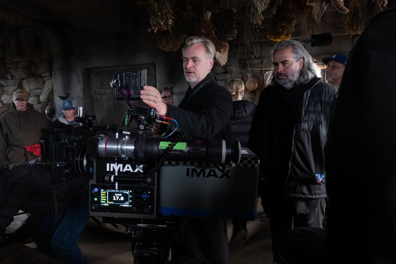 Nolan and van Hoytema on the set of ‘The Odyssey.’ Nolan and van Hoytema on the set of ‘The Odyssey.’