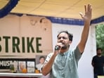 Ashutosh Ranka, CJP Spokesperson during a protest at Jantar Mantar in New Delhi.