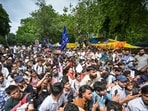 CJP protest LIVE: The Cockroach Janta Party continues its protest at the Jantar Mantar, demanding the resignation of union education minister Dharmendra Pradhan over alleged irregularities in NEET.