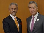 External affairs minister S Jaishankar with his Chinese counterpart, Wang Yi. (X)