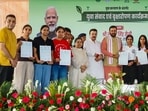Highlighting the state’s green initiatives, Saini said Haryana is providing an annual assistance of <span class='webrupee'>₹</span>3,000 per tree under the Pran Vayu Devta Pension Scheme for trees older than 75 years. (@NayabSainiBJP X)