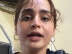 Ayesha Khan shared a statement from the police station after being detained from the protest site.