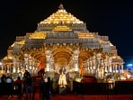 The Ram Mandir in Ayodhya.