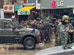 Anantnag: Security personnel conduct a search operation following a terrorist attack in which a police head constable was killed, in Anantnag, Jammu and Kashmir, Wednesday, July 22.