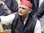 Samajwadi Party chief Akhilesh Yadav speaking in Lok Sabha. (ANI)