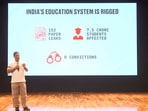 Congress leader Rahul Gandhi, in a special press conference, has stated that the education system of the nation has been rigged and made unaffordable for students