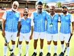 The five players from Punjab include Dr Hardeep Singh Shahi, Kamaljit Shahi, and Rupinder Singh Gill from Samrala, and Avtar Singh and Narinder Singh from Jalandhar