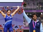 Mirabai Chanu and Neeraj Chopra(PTI)