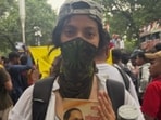Khushboo Patani shared pictures from the Cockroach Janta Party march.