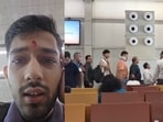 A man said airport queues reflected a deeper anxiety among Indian travellers.