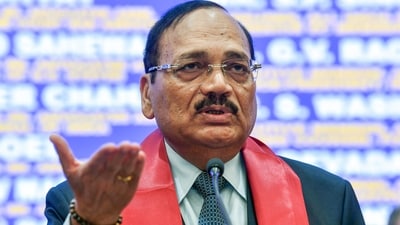 The CJI questioned public support for DAMEPL despite its loss in the Supreme Court in the DMRC arbitration dispute. (Naveen Sharma/ANI Photo) The CJI questioned public support for DAMEPL despite its loss in the Supreme Court in the DMRC arbitration dispute. (Naveen Sharma/ANI Photo)