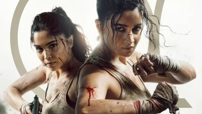 Alpha stars Alia Bhatt and Sharvari. Alpha stars Alia Bhatt and Sharvari.
