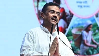 মুখ্যমন্ত্রী শুভেন্দু অধিকারী। (ছবি সৌজন্যে, সমীর জানা/হিন্দুস্তান টাইমস) মুখ্যমন্ত্রী শুভেন্দু অধিকারী। (ছবি সৌজন্যে, সমীর জানা/হিন্দুস্তান টাইমস)