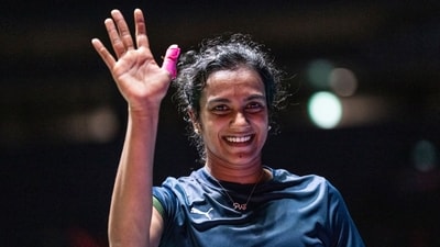 Pusarla Venkata Sindhu won the gold at CWG 2022 (AFP) Pusarla Venkata Sindhu won the gold at CWG 2022 (AFP)