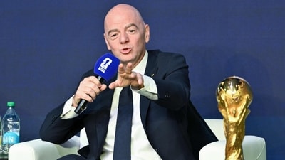 Gianni Infantino faced backlash over the conduct of FIFA World Cup 2026. (AFP)