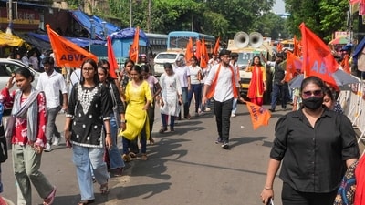 The ABVP issued a statement amid a nationwide uproar over examination irregularities and the CJP's ongoing protest in Delhi seeking the resignation of union education minister Dharmendra Pradhan. (pti/representative) The ABVP issued a statement amid a nationwide uproar over examination irregularities and the CJP's ongoing protest in Delhi seeking the resignation of union education minister Dharmendra Pradhan. (pti/representative)