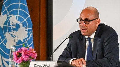 Executive Secretary of the United Nations Framework Convention on Climate Change Simon Steele. India will play a key role at the UN Climate Change Conference (COP31), the UN climate chief said, citing the country's rapid progress in renewable energy (PTI).