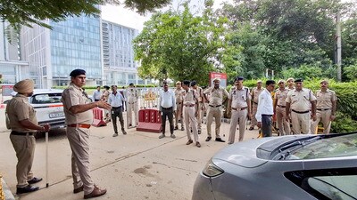 SWAT teams, anti-riot vehicles and additional police personnel have been deployed around the hospital for round-the-clock security. (PTI)