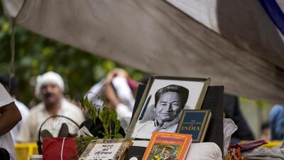 Sonam Wangchuk’s hunger strike and forcible removal from Delhi’s Jantar Mantar galvanised the CJP protest. (PTI) Sonam Wangchuk’s hunger strike and forcible removal from Delhi’s Jantar Mantar galvanised the CJP protest. (PTI)