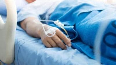 The woman was admitted to Doon Hospital's intensive care unit after ingesting phenyl during the protest
