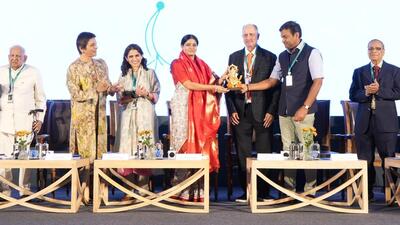 Union MoS Anupriya Patel (C) called for stronger collaboration between the government, healthcare professionals, industry and academia to achieve accessible, affordable and quality healthcare for all, while addressing MEDHARMONY 2026 in Pune recently. (HT) Union MoS Anupriya Patel (C) called for stronger collaboration between the government, healthcare professionals, industry and academia to achieve accessible, affordable and quality healthcare for all, while addressing MEDHARMONY 2026 in Pune recently. (HT)