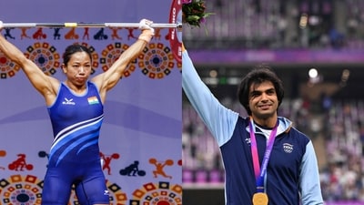 Mirabai Chanu and Neeraj Chopra (PTI) Mirabai Chanu and Neeraj Chopra (PTI)
