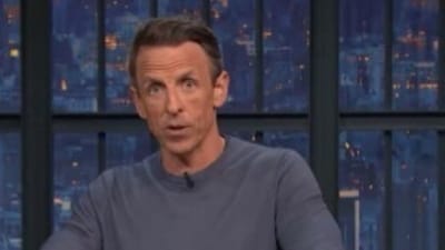 Mitch McConnell's proof-of-life photo raises eyebrows, with Seth Meyers expressing skepticism. (Seth Meyers)