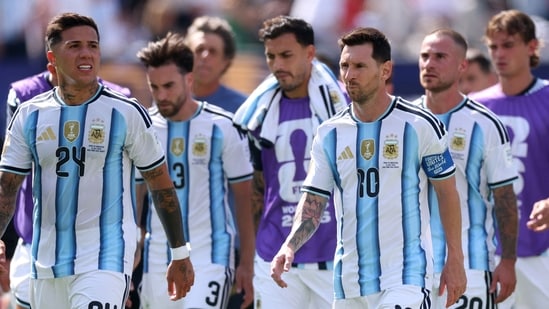 Lionel Messi and Argentina lost to Spain in the World Cup final.(Getty Images via AFP)